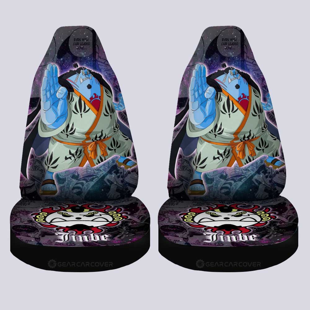 Jinbe Car Seat Covers Custom One Piece Anime Car Accessories Manga Galaxy Style - Gearcarcover - 4