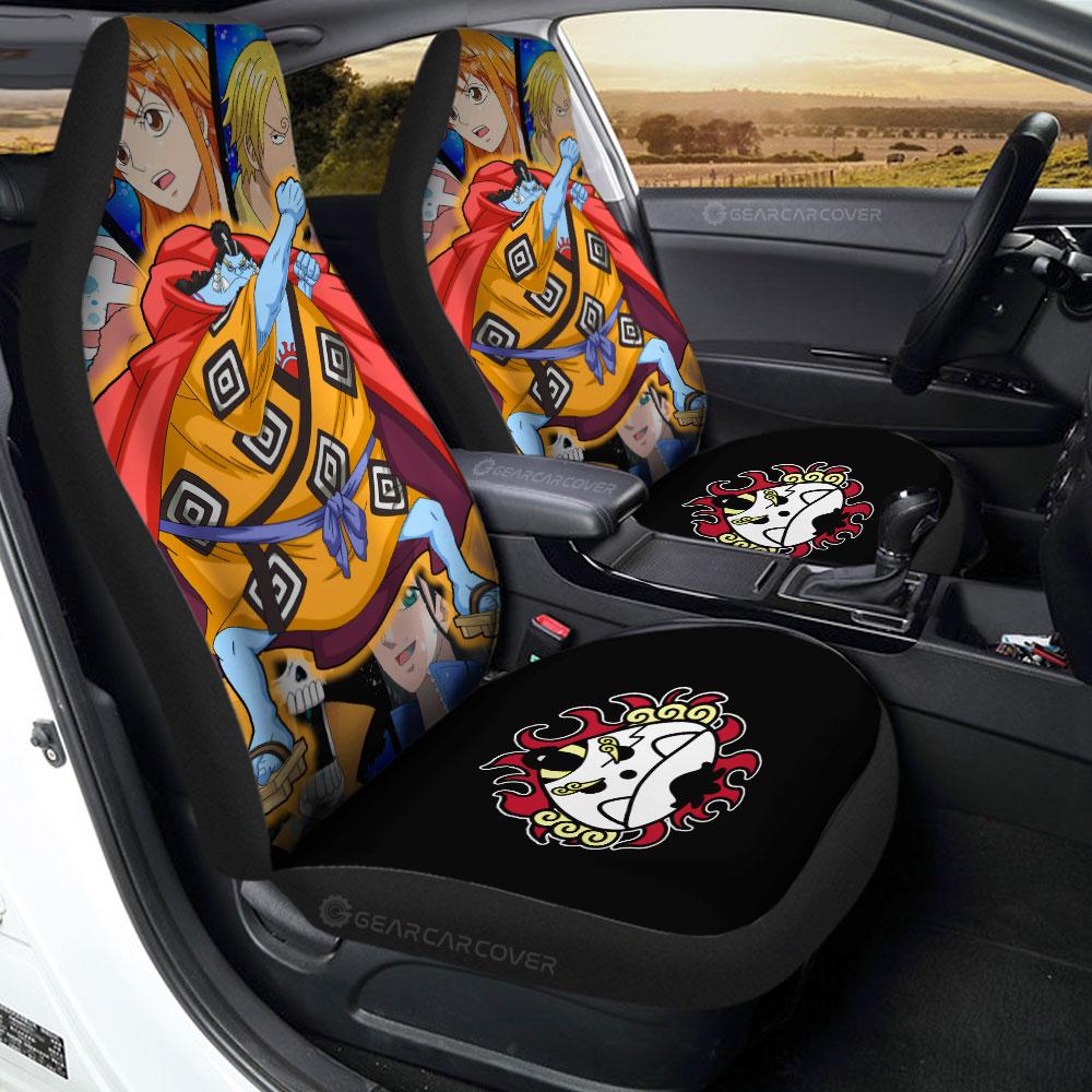Jinbe Car Seat Covers Custom One Piece Anime Car Interior Accessories - Gearcarcover - 1