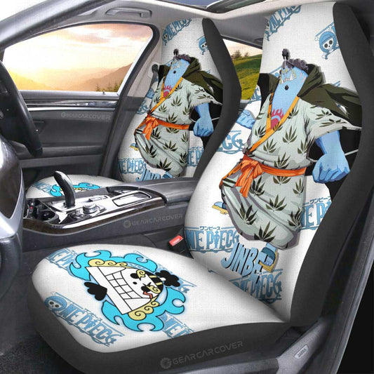 Jinbe Car Seat Covers Custom One Piece Anime - Gearcarcover - 2