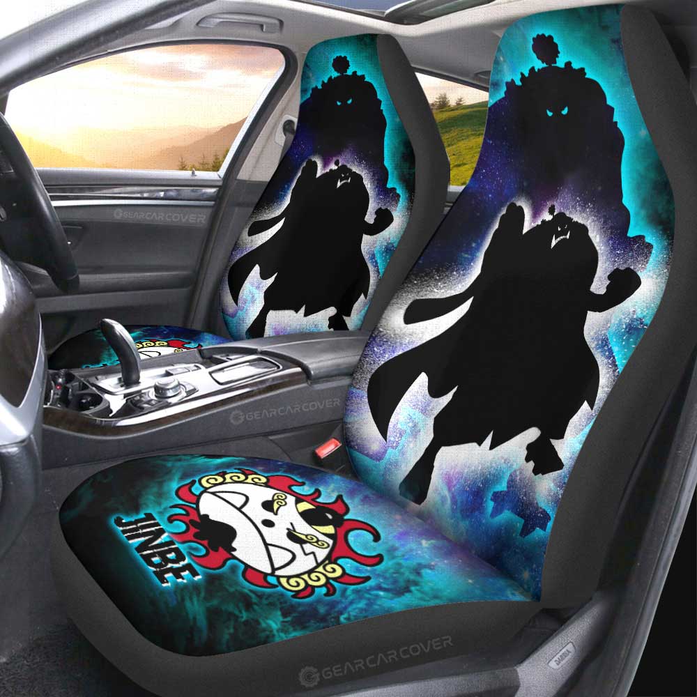 Jinbe Car Seat Covers Custom One Piece Anime Silhouette Style - Gearcarcover - 2