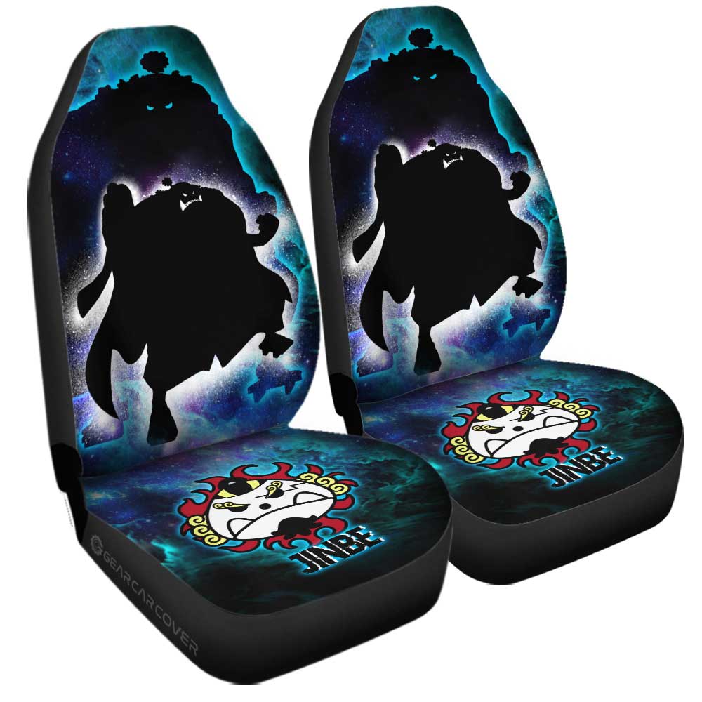 Jinbe Car Seat Covers Custom One Piece Anime Silhouette Style - Gearcarcover - 3
