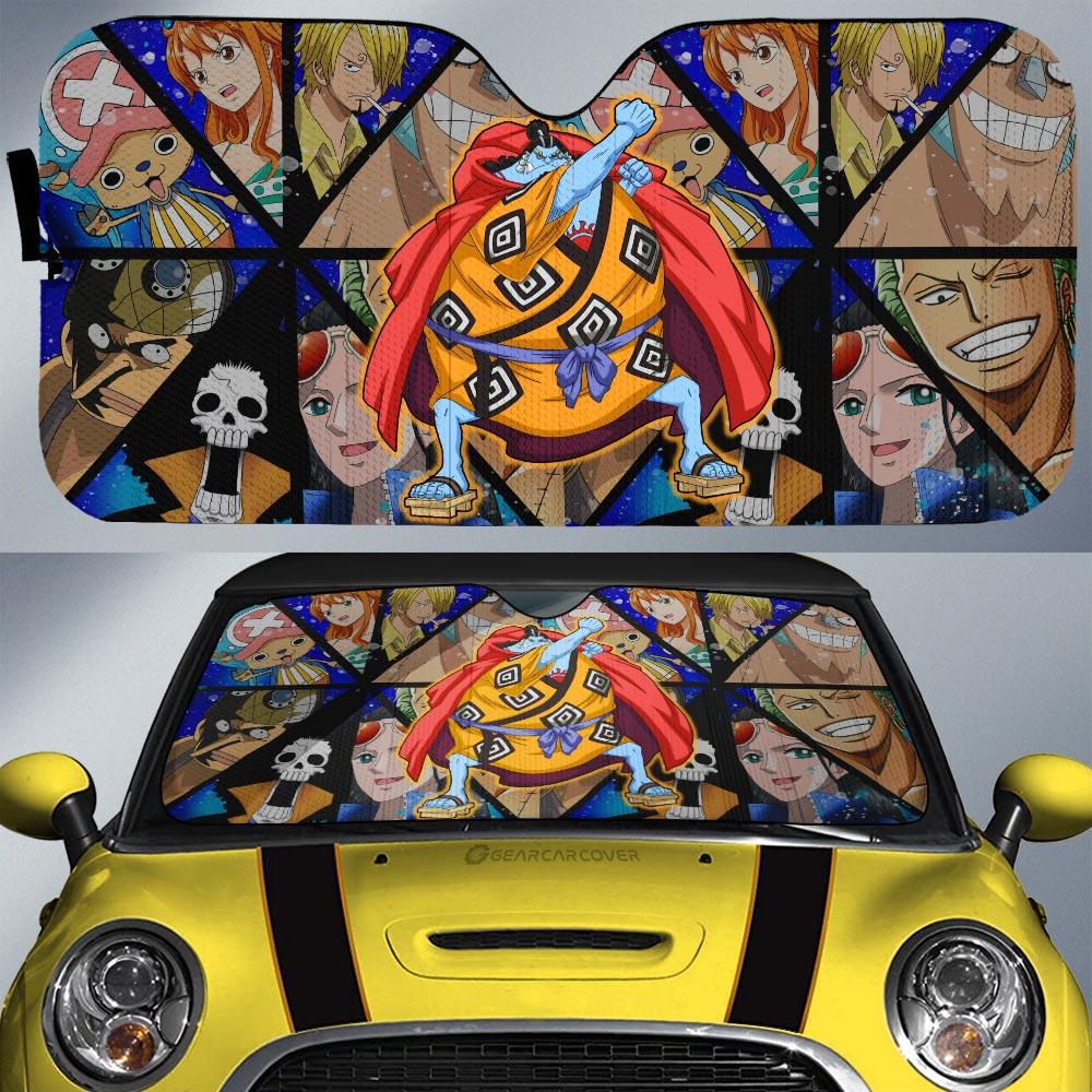 Jinbe Car Sunshade Custom One Piece Anime Car Accessories - Gearcarcover - 1