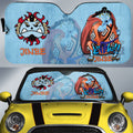 Jinbe Car Sunshade Custom One Piece Anime Car Accessories - Gearcarcover - 1