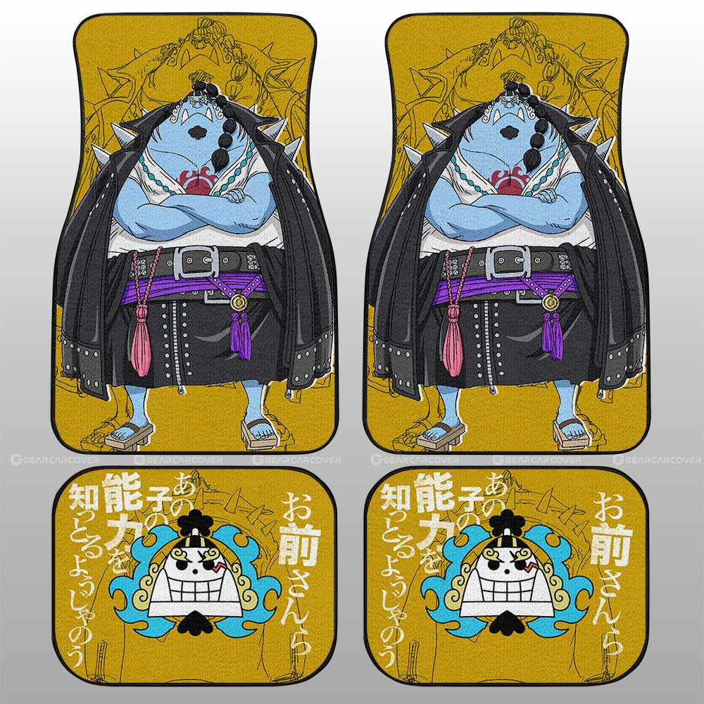 Jinbe Film Red Car Floor Mats Custom One Piece Anime Car Accessories - Gearcarcover - 1