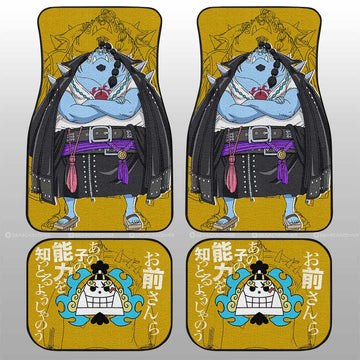 Jinbe Film Red Car Floor Mats Custom One Piece Anime Car Accessories - Gearcarcover - 1