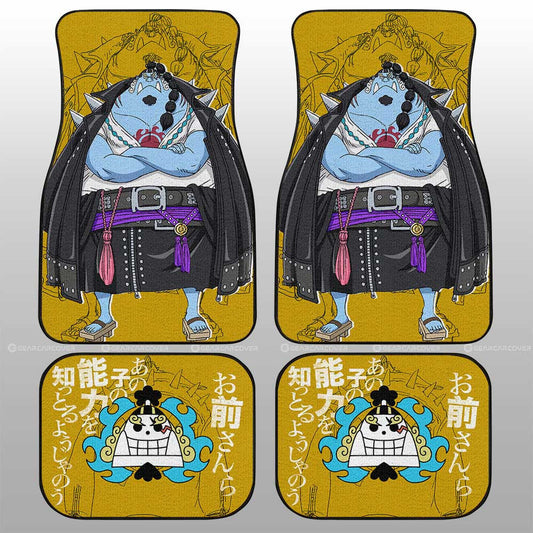 Jinbe Film Red Car Floor Mats Custom One Piece Anime Car Accessories - Gearcarcover - 1