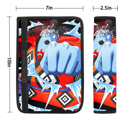 Jinbe Seat Belt Covers Custom One Piece Anime Car Accessoriess - Gearcarcover - 1