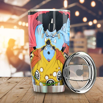 Jinbe Tumbler Cup Custom One Piece Anime Car Interior Accessories - Gearcarcover - 1