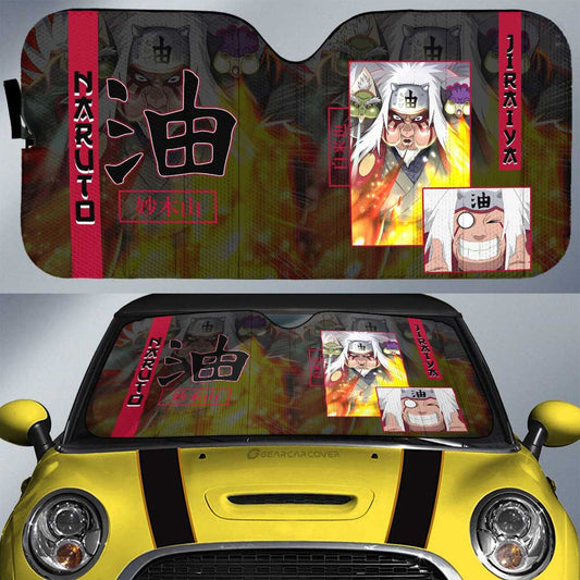 Jiraiya Car Sunshade Custom Anime Car Accessories - Gearcarcover - 1