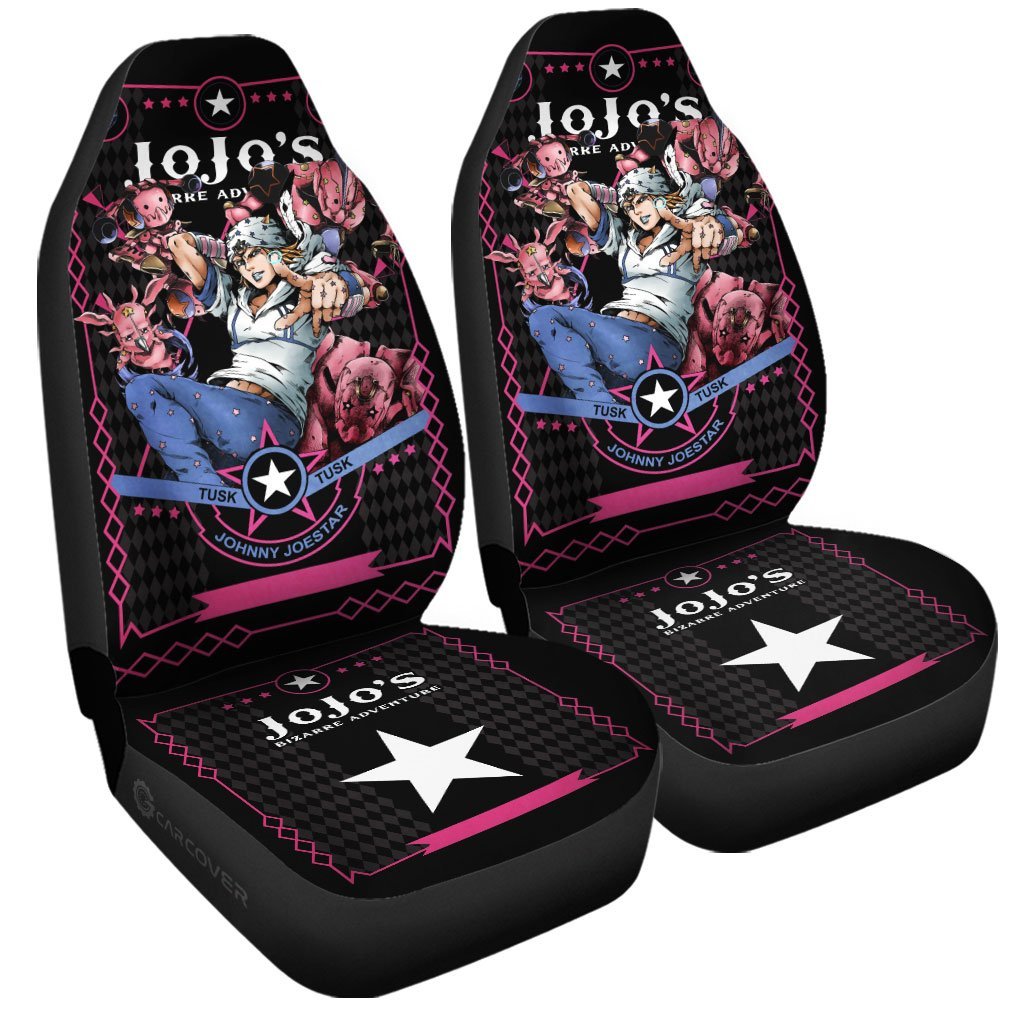 Johnny Joestar Car Seat Covers Custom JoJo's Bizarre Adventure Anime Car Accessories - Gearcarcover - 3