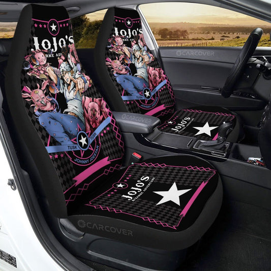 Johnny Joestar Car Seat Covers Custom JoJo's Bizarre Adventure Anime Car Accessories - Gearcarcover - 1