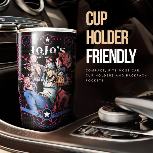 Johnny Joestar Tumbler Cup Custom JoJo's Bizarre Adventure Anime Car Accessories - Gearcarcover - 2