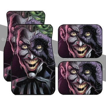 Joker Car Floor Mats Custom Car Interior Accessories For Halloween - Gearcarcover - 1