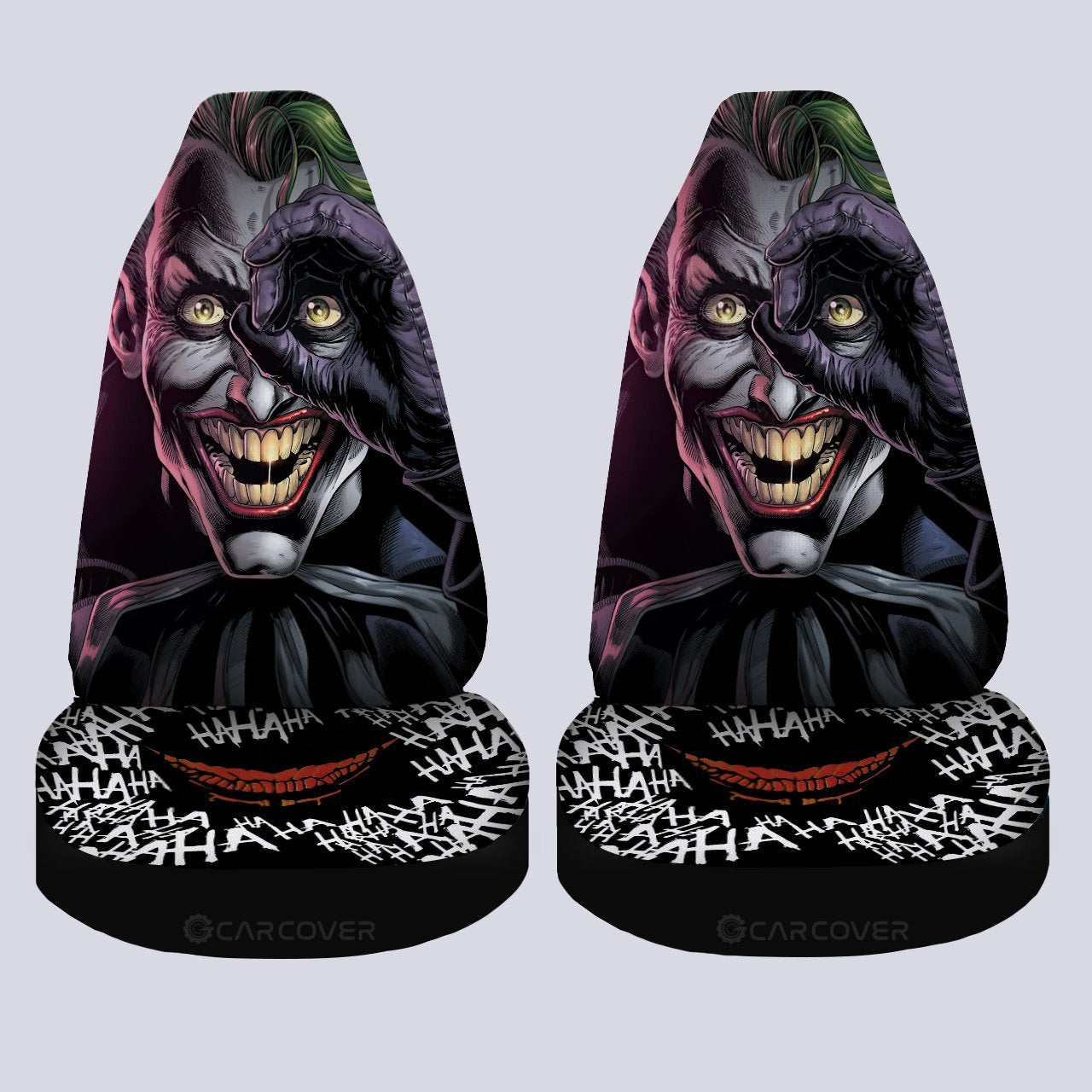 Joker Car Seat Covers Custom Car Accessories Halloween Decorations - Gearcarcover - 4