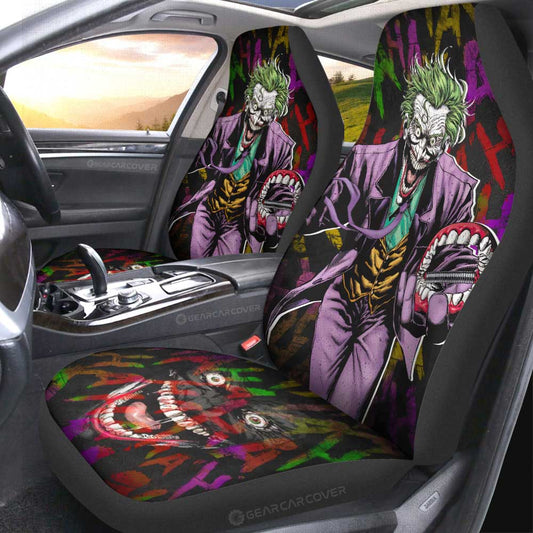 Joker Car Seat Covers Custom Movies Car Accessories - Gearcarcover - 2
