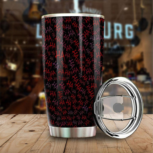 Joker Haha Custom Tumbler Stainless Steel - Gearcarcover - 1