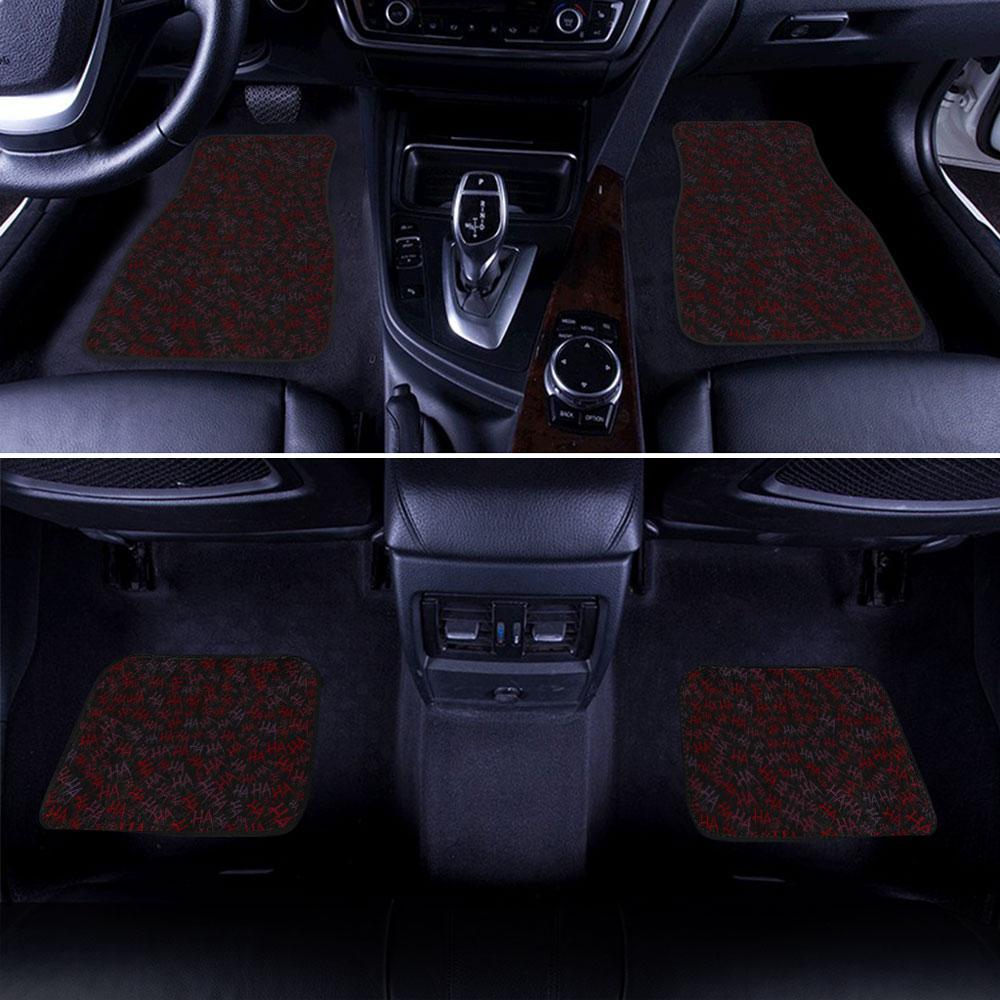 Joker Laugh Car Floor Mats Custom Haha Pattern Car Accessories - Gearcarcover - 1