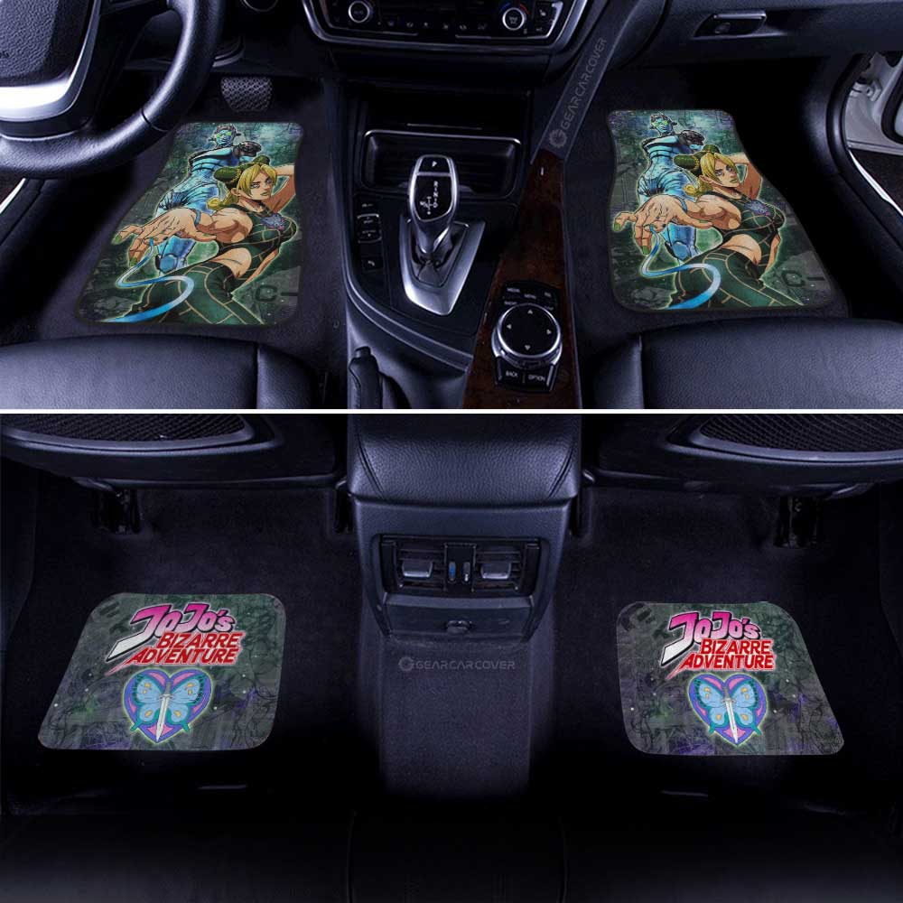 Jolyne Kuujou Car Floor Mats Custom Galaxy Style JJBA Anime Car Accessories - Gearcarcover - 3