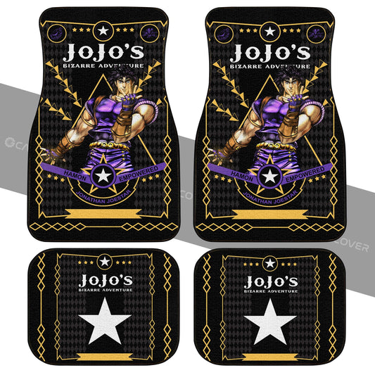 Jonathan Joestar Car Floor Mats Custom JoJo's Bizarre Anime Car Accessories - Gearcarcover - 2