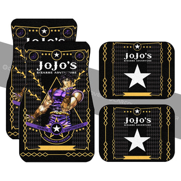 Jonathan Joestar Car Floor Mats Custom JoJo's Bizarre Anime Car Accessories - Gearcarcover - 1