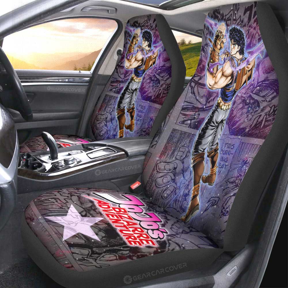 Jonathan Joestar Car Seat Covers Custom Galaxy Style JJBA Anime Car Accessories - Gearcarcover - 2