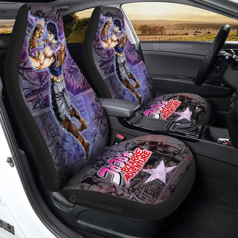 Jonathan Joestar Car Seat Covers Custom Galaxy Style JJBA Anime Car Accessories - Gearcarcover - 1