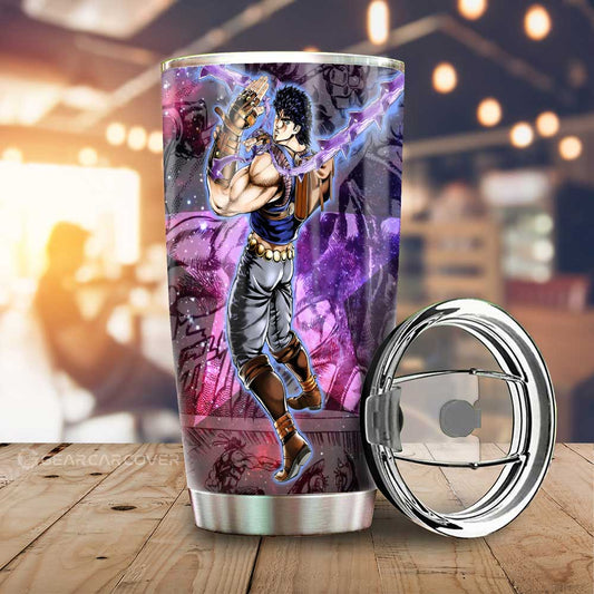 Jonathan Joestar Tumbler Cup Custom JJBA Anime Car Accessories Galaxy Style - Gearcarcover - 1