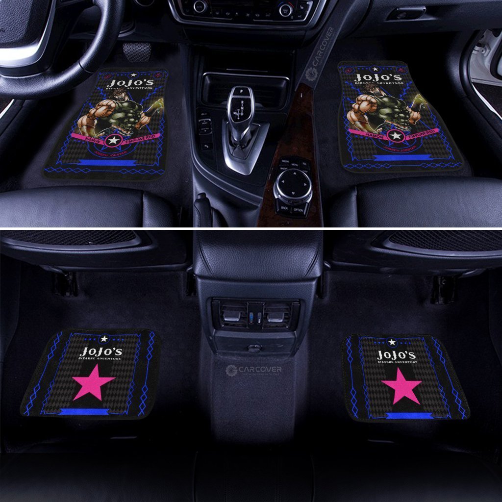 Joseph Joestar Car Floor Mats Custom JoJo's Bizarre Adventure Anime Car Accessories - Gearcarcover - 3