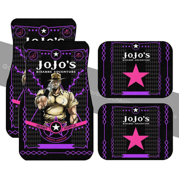 Joseph Joestar Car Floor Mats Custom JoJo's Bizarre Adventure Anime Car Accessories - Gearcarcover - 1