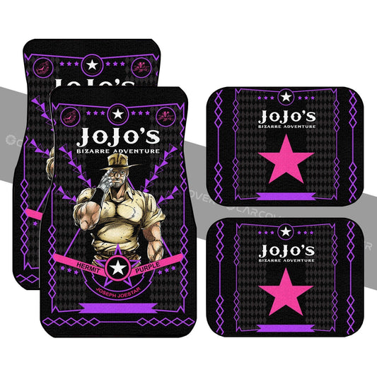 Joseph Joestar Car Floor Mats Custom JoJo's Bizarre Adventure Anime Car Accessories - Gearcarcover - 1