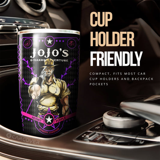 Joseph Joestar Tumbler Cup Custom Anime JoJo's Bizarre Adventure Car Accessories - Gearcarcover - 2