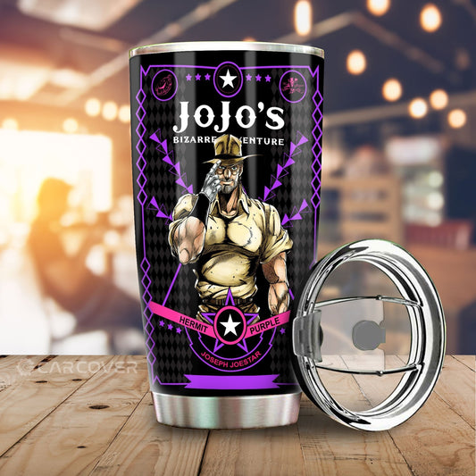 Joseph Joestar Tumbler Cup Custom Anime JoJo's Bizarre Adventure Car Accessories - Gearcarcover - 1