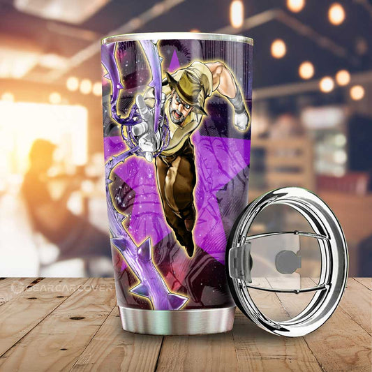 Joseph Joestar Tumbler Cup Custom Galaxy Manga JJBA Anime - Gearcarcover - 1