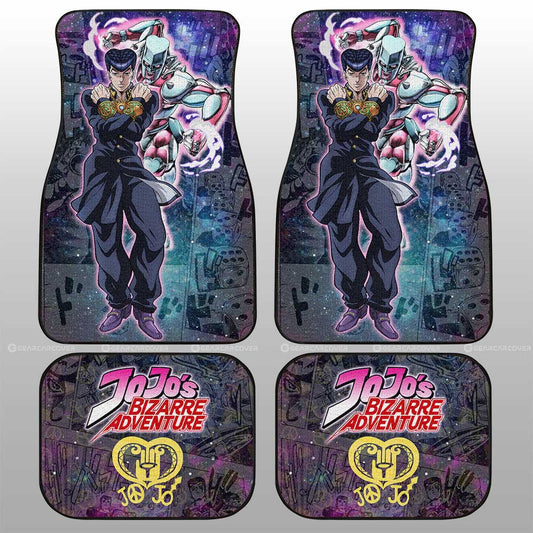 Josuke Higashikata Car Floor Mats Custom Galaxy Style JJBA Anime Car Accessories - Gearcarcover - 2