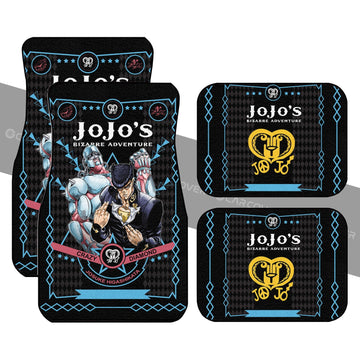 Josuke Higashikata Car Floor Mats Custom JoJo's Bizarre Adventure Anime Car Interior Accessories - Gearcarcover - 1
