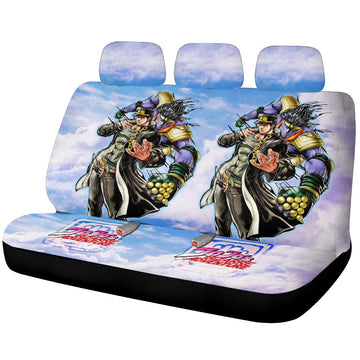 Joutarou Kuujou Car Back Seat Cover Custom Jojo's Bizarre Adventures Anime - Gearcarcover - 1