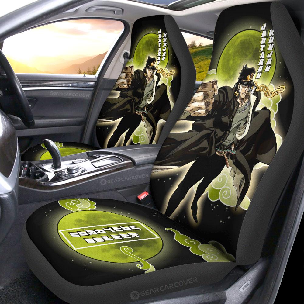 Joutarou Kuujou Car Seat Covers Custom JoJo's Bizarre Adventure Anime - Gearcarcover - 2