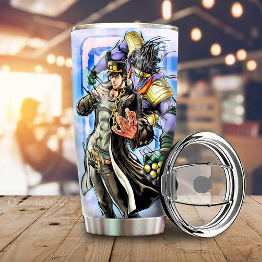Joutarou Kuujou Tumbler Cup Custom Jojo's Bizarre Adventures Anime - Gearcarcover - 1