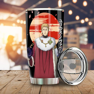 Julius Nova Chrono Tumbler Cup Custom Black Clover Anime Car Accessories - Gearcarcover - 1