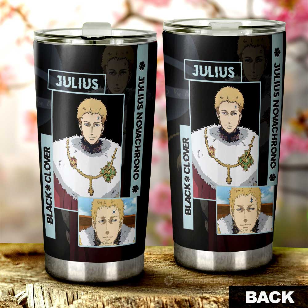 Julius Novachrono Tumbler Cup Custom Black Clover Anime - Gearcarcover - 3