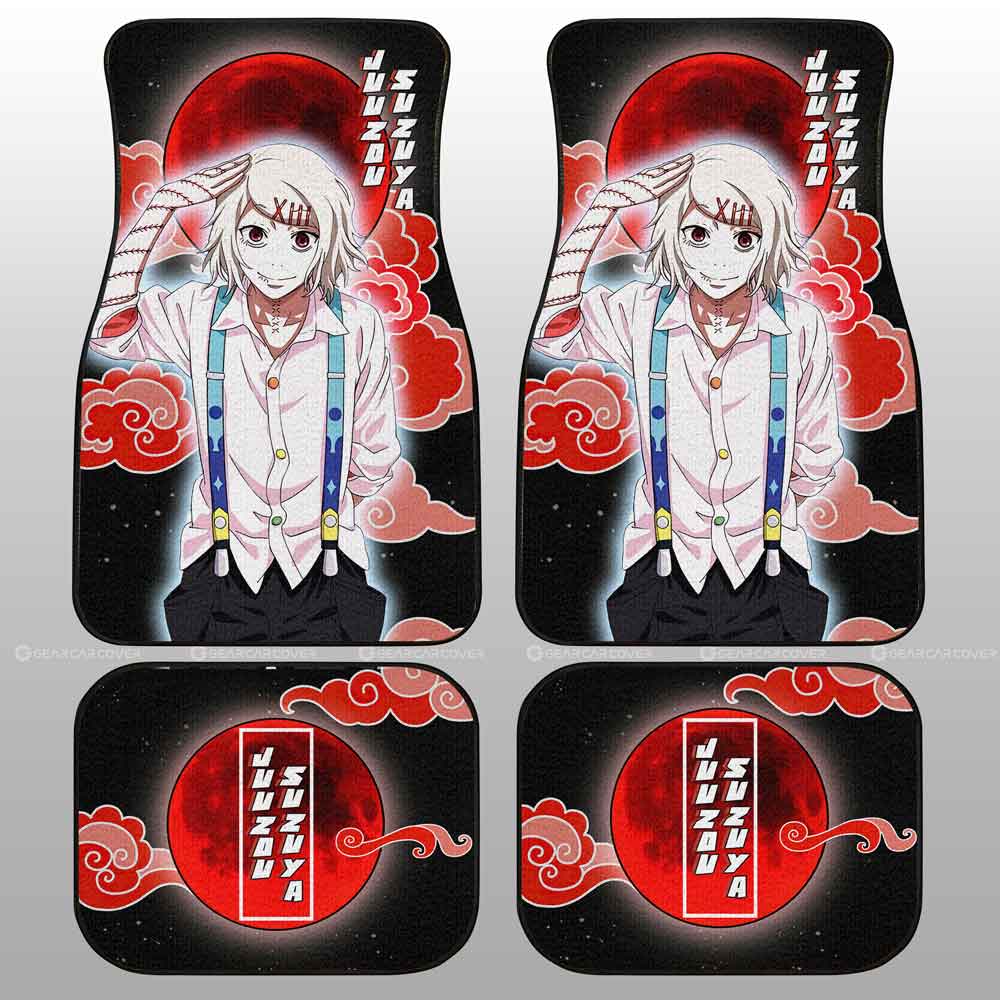 Juuzou Suzuya Car Floor Mats Custom Gifts Tokyo Ghoul Anime For Fans - Gearcarcover - 2