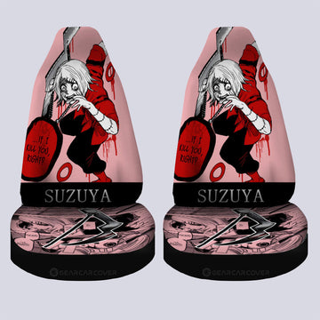 Juuzou Suzuya Car Seat Covers Custom Tokyo Ghoul Anime Car Accessories - Gearcarcover - 1