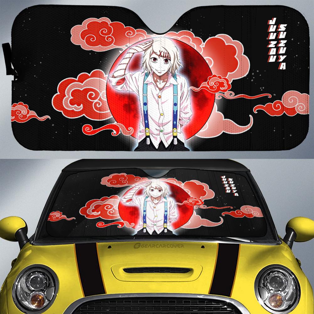Juuzou Suzuya Car Sunshade Custom Gifts Tokyo Ghoul Anime For Fans - Gearcarcover - 1
