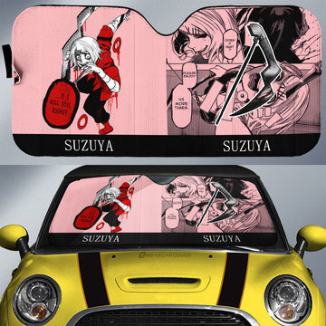 Juuzou Suzuya Car Sunshade Custom Tokyo Ghoul Anime Car Interior Accessories - Gearcarcover - 1
