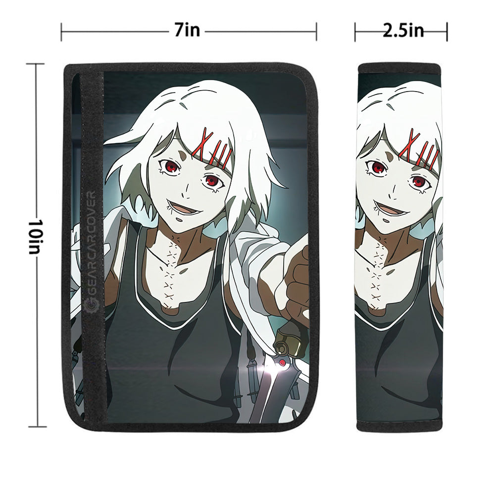 Juuzou Suzuya Seat Belt Covers Custom Tokyo Ghoul Anime Car Accessories - Gearcarcover - 1