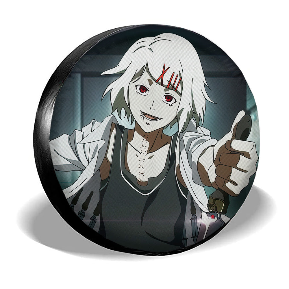 Juuzou Suzuya Spare Tire Covers Custom Tokyo Ghoul Anime Car Accessories - Gearcarcover - 2