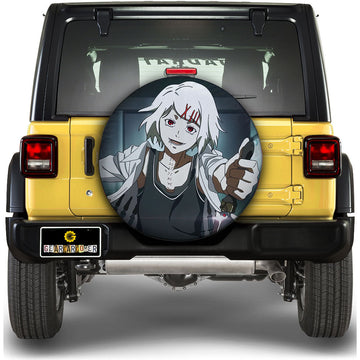 Juuzou Suzuya Spare Tire Covers Custom Tokyo Ghoul Anime Car Accessories - Gearcarcover - 1