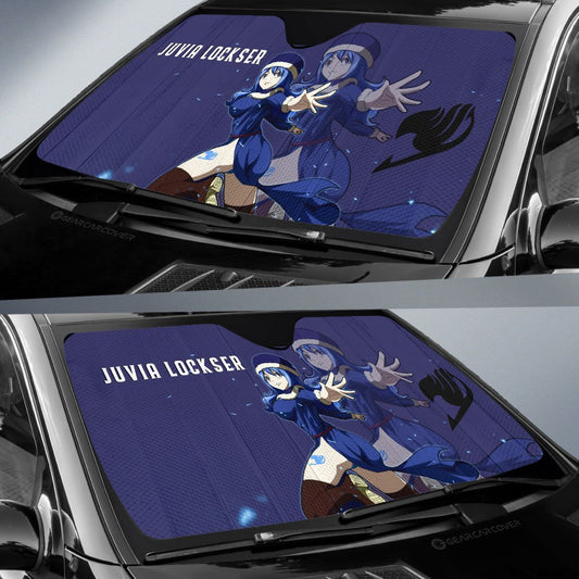 Juvia Lockser Car Sunshade Custom Fairy Tail Anime - Gearcarcover - 2