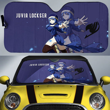 Juvia Lockser Car Sunshade Custom Fairy Tail Anime - Gearcarcover - 1
