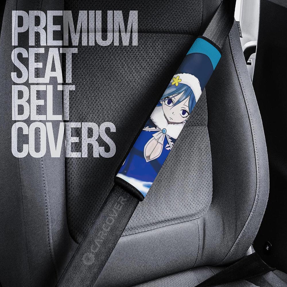 Juvia Lockser Seat Belt Covers Custom Fairy Tail Anime Car Accessories - Gearcarcover - 2